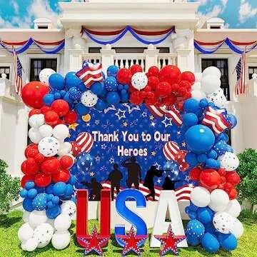 Veterans Day Backdrop for Parties & Photography