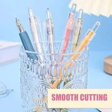 Cartoon Pattern Student Utility Knife Pen, Craft Tool Knife Creative Retractable Precision Paper Cutting Carving Tools (6PCS)