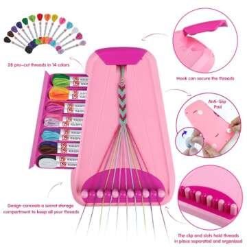 Friendship Bracelet Making Kit for Kids - Craft Your Own Jewelry!