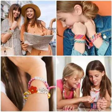 Creative Friendship Bracelet Making Kit for Kids Ages 6-12