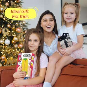 Creative Friendship Bracelet Making Kit for Kids Ages 6-12