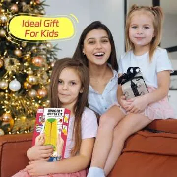 Creative Friendship Bracelet Making Kit for Kids Ages 6-12
