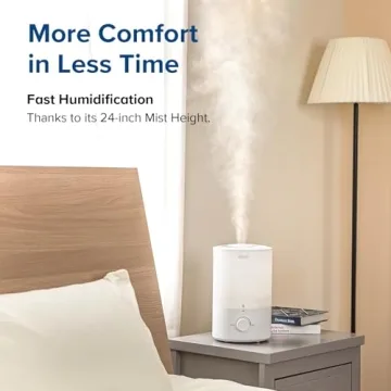 LEVOIT Quiet Humidifier 3L, Cool Mist Top Fill, Essential Oil Diffuser