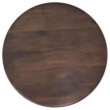 Coaster Home Furnishings Dale Round Solid Mango Wood Coffee Table Brown