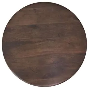 Coaster Home Furnishings Dale Round Solid Mango Wood Coffee Table Brown
