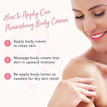 100% PURE Nourishing Body Cream, Honey Almond, Body Lotion for Dry Skin, Anti-Aging, Moisturizing Cocoa Butter, Natural Body Lotion - 8 Fl Oz