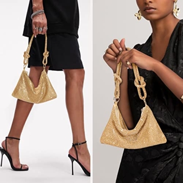 Sparkly Rhinestone Evening Handbag for Women - Chic Party Clutch