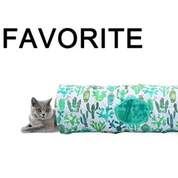 LUCKITTY Cat Tunnel Toy - Waterproof & Portable Design