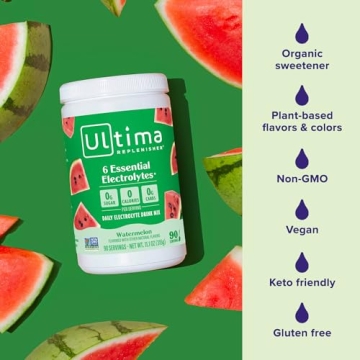 Ultima Watermelon Electrolyte Mix – Sugar-Free Hydration
