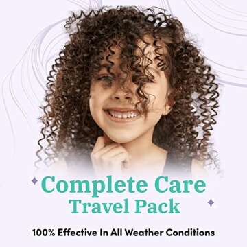 CURL KEEPER - Kinder Curls Kinder Travel Set - Complete Children's Hair Care Travel Set to Detangle, Define, and Soften Curly Hair (3.4 oz / 100 ml)