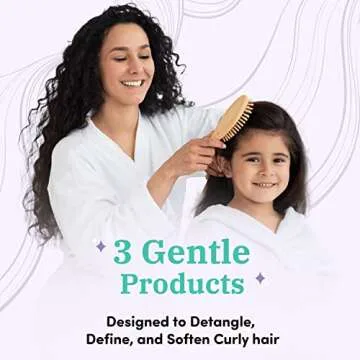 CURL KEEPER - Kinder Curls Kinder Travel Set - Complete Children's Hair Care Travel Set to Detangle, Define, and Soften Curly Hair (3.4 oz / 100 ml)