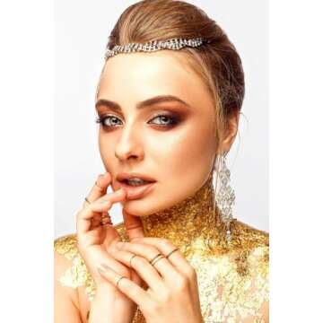 Paxcoo 300 Gold Leaf Sheets for Crafts & Decoration