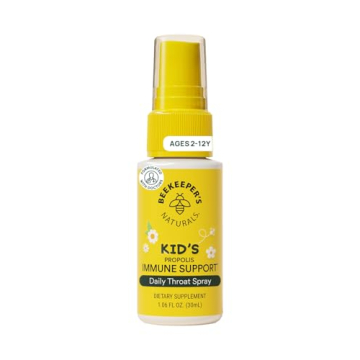Kids Propolis Throat Spray - Natural Immune Support & Sore Throat Relief - by BEEKEEPER'S NATURALS -...
