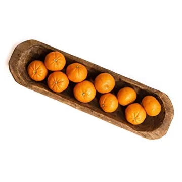 Spanish Oak Rustic Dough Bowl Handmade Home Decor