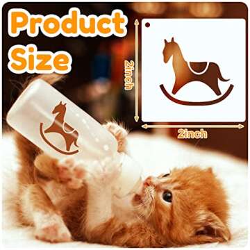 100 Pcs Stencils for Painting on Wood Reusable Stencil Crafts Drawing Templates Holiday Wall Paper f...