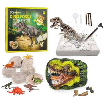 Dinosaur Fossil Digging Kit for Kids - Excavation Fun!