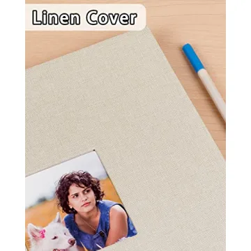 Premium Self-Stick Photo Album 60 Pages in Linen