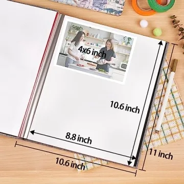 Premium Self-Stick Photo Album 60 Pages in Linen