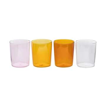 Maison Balzac Summer Goblets Set of 4 - Elegant Colors