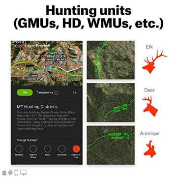 onX Elite: Nationwide Digital Map Membership for Phone, Tablet, and Computer - Color Coded Land Ownership - 24k Topo - Hunting Specific Data - Updates Hunt Chip
