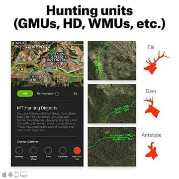 onX Elite: Nationwide Digital Map Membership for Phone, Tablet, and Computer - Color Coded Land Ownership - 24k Topo - Hunting Specific Data - Updates Hunt Chip
