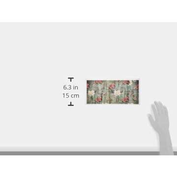 Prima Marketing Inc Rustic Teal Transfer for DIY Home Decor