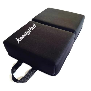 KneelyPad by Kneely | Kneeling Pad for Gardening, Exercise, Cleaning, & Mechanic Work | Extra Thick Memory Foam Knee Cushion for Gardening with Washable Cover | Foldable Gardening Knee Pad with Handle