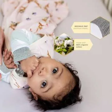 Burt's Bees Organic Fitted Crib Sheet for Safe Sleep