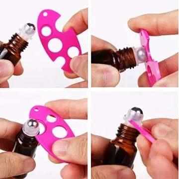 Inice 24 Pack Roll-On Bottles for Essential Oils 10ml