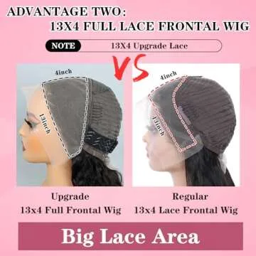 250% Density HD Lace Front Wigs Human Hair Loose Wave 24 Inch 15A Grade Real Full Large Lace Space 13x4 Loose Deep Wave Lace Frontal Wigs Human Hair Pre Plucked For Black Women