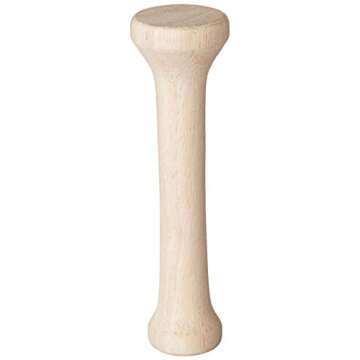 Fox Run Tart Tamper, Wood, 1.75 x 1.75 x 6 inches