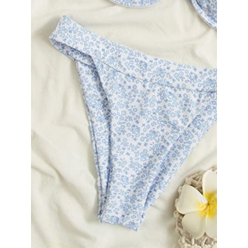 Floral Print Underwire Bikini for Stylish Beach Days