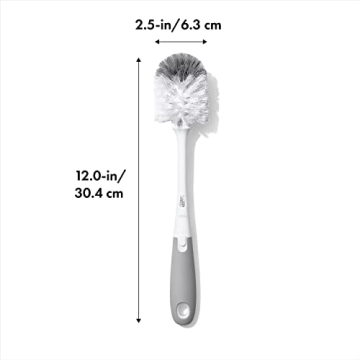 OXO Bottle Brush with Nipple Cleaner for Easy Cleaning