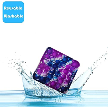 ZNNCO Tie-dye Push Pop Bubble Toy for Stress Relief