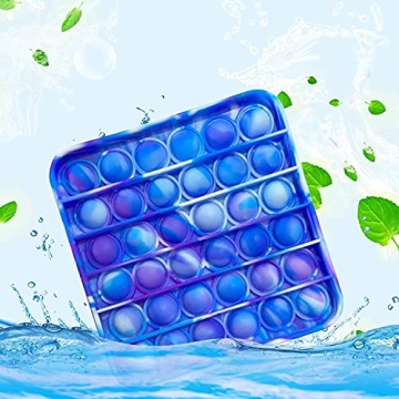 ZNNCO Tie-dye Push Pop Bubble Toy for Stress Relief