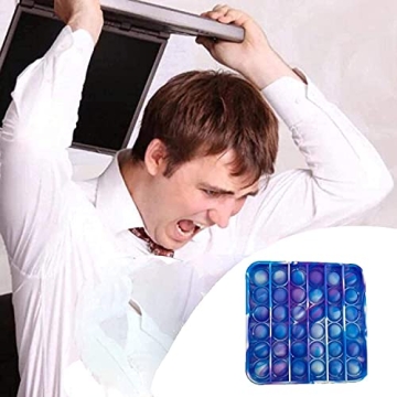 ZNNCO Tie-dye Push Pop Bubble Toy for Stress Relief