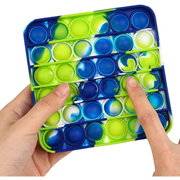 ZNNCO Tie-dye Push Pop Bubble Toy for Stress Relief