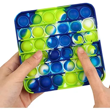 ZNNCO Tie-dye Push Pop Bubble Toy for Stress Relief