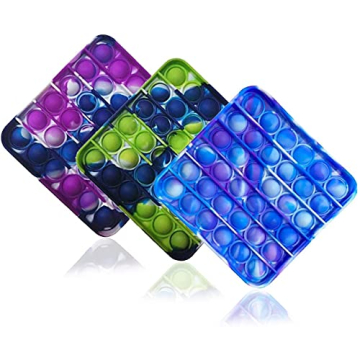 ZNNCO Tie-dye Push Pop Bubble Toy for Stress Relief