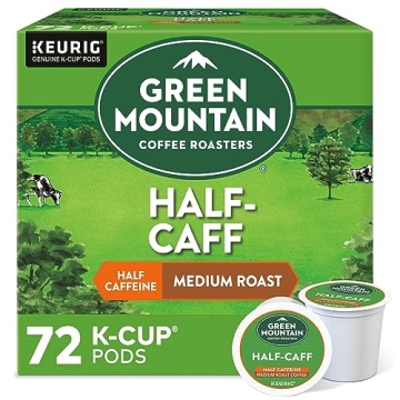 Green Mountain Half Caff K-Cup Pods - 72 Count