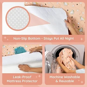 Lynmark Waterproof Bed Pad for Potty Training Kids
