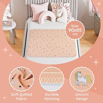 Lynmark Waterproof Bed Pad for Potty Training Kids
