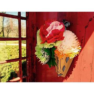 Renegade Made | Random Acts of Flowers KIT | Paper Art for Kids. Fun and Creative Flower Crafts for Kids. DIY Arts and Crafts for Spreading Kindness!