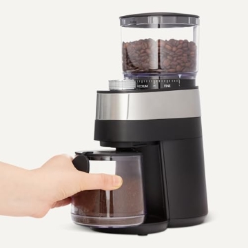 Amazon Basics Burr Coffee Grinder - 30 Settings, 6.5-Ounce Hopper