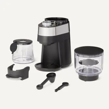 Amazon Basics Burr Coffee Grinder - 30 Settings, 6.5-Ounce Hopper