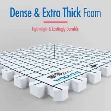 Extra Thick Blocking Mats for Wet and Steam Blocking - Includes Pack of 9, 100 T Pins, 10 Pin Blocker and Storage Bag