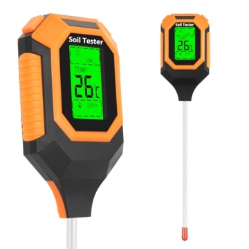 4-in-1 Soil Moisture Meter with LCD Display for Optimal Plant Care