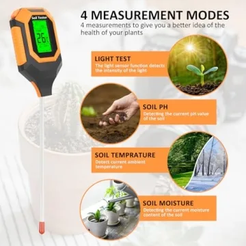 4-in-1 Soil Moisture Meter for Healthy Plants