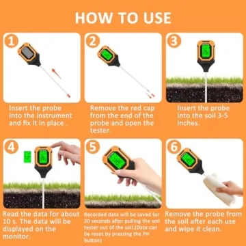 4-in-1 Soil Moisture Meter for Healthy Plants
