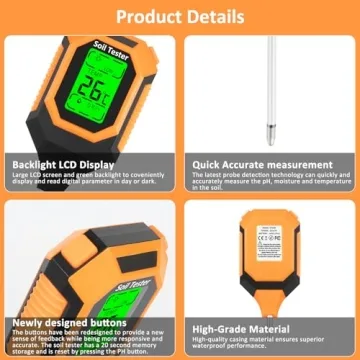 4-in-1 Soil Moisture Meter for Healthy Plants